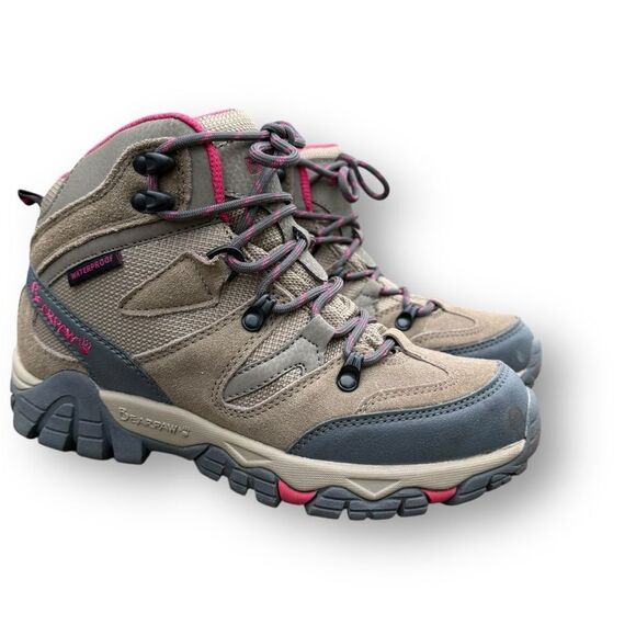Bearpaw Women’s Corsica Boots Taupe Pink Hiker Hiking Boot Outdoor Size 8 - Picture 15 of 15